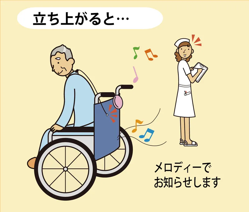 目の届かない場所でも、あゆみちゃんが作動したことが分かるので助かる。