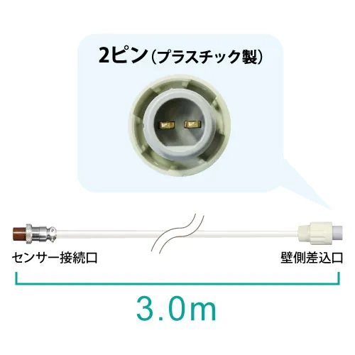 ナースコール接続ケーブル HB-CE-I2J-3.0m