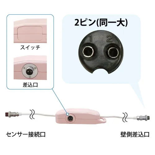 ナースコール接続ケーブル HB-CT-N2（有線）