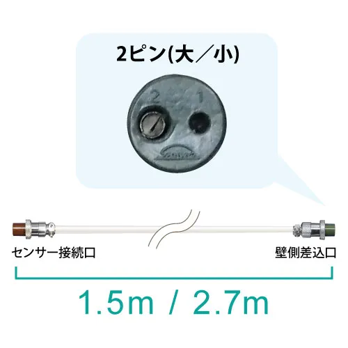ナースコール接続ケーブル HB-EN-IK2-1.5m/2.7m