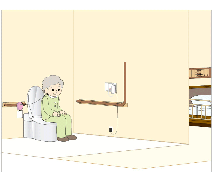 うーご君をトイレに設置