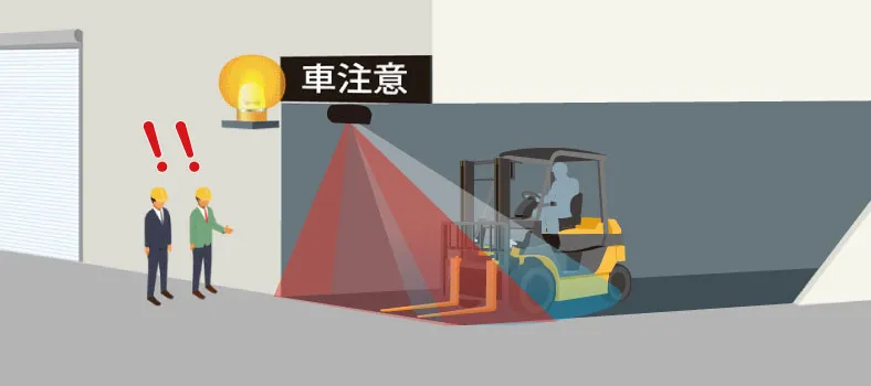 KABUTOの出庫警告